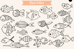 Hand-Drawn Fish | Tropical Fishes | Under the Sea Product Image 2