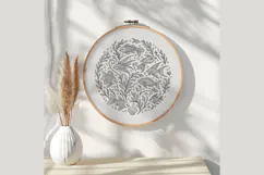 Ocean Fish Hand Embroidery Pattern PDF, Coastal Sea Life Emb Product Image 3