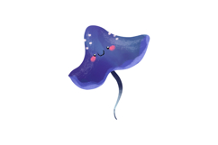 Watercolor Cute Ocean Life Clipart Undersea Animal Product Image 3