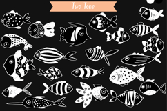 Hand-Drawn White Fish | Tropical Fishes | Under the Sea Product Image 3