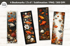 Fish Themed Bookmark , Printable Crafts, 4 PNG Product Image 1