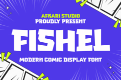 Fishel - Modern Comic Display Font Product Image 1