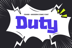 Fishel - Modern Comic Display Font Product Image 4