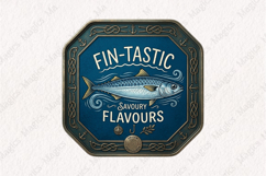 Fisherman Aesthetic Sardines Sublimation Design Product Image 1