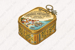 Fisherman Aesthetic Sardines Sublimation Design Product Image 1