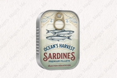 Fisherman Aesthetic Sardines Sublimation Design Product Image 1