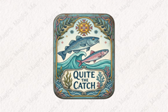 Fisherman Aesthetic Sardines Sublimation Design Product Image 1