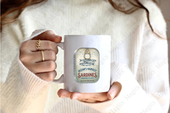 Fisherman Aesthetic Sardines Sublimation Design Product Image 2