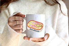 Fisherman Aesthetic Sardines Sublimation Design Product Image 2