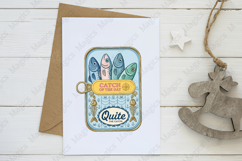 Fisherman Aesthetic Sardines Sublimation Design Product Image 3