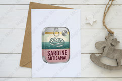 Fisherman Aesthetic Sardines Sublimation Design Product Image 3
