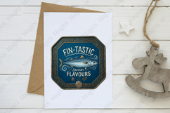 Fisherman Aesthetic Sardines Sublimation Design Product Image 3