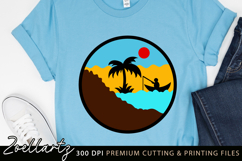 Fishing Camp SVG Cut File Camping SVG Adventure Illustration Product Image 4