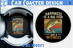 Car Coaster | Fishing | Fishing lover gift Product Image 1