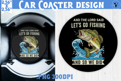 Car Coaster | Fishing | Fishing lover gift Product Image 1