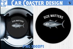 Car Coaster | Fishing | Fishing lover gift Product Image 1