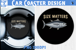 Car Coaster | Fishing | Fishing lover gift Product Image 1