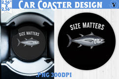 Car Coaster | Fishing | Fishing lover gift Product Image 1