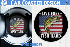 Car Coaster | Fishing | Fishing lover gift Product Image 1