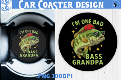 Car Coaster | Fishing | Fishing lover gift Product Image 1