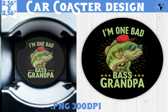 Car Coaster | Fishing | Fishing lover gift Product Image 1