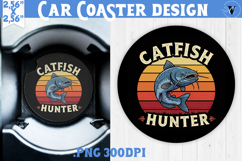 Car Coaster | Fishing | Fishing lover gift Product Image 1
