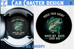 Car Coaster | Fishing | Fishing lover gift Product Image 1