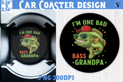Car Coaster | Fishing | Fishing lover gift Product Image 1