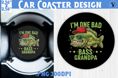 Car Coaster | Fishing | Fishing lover gift Product Image 1