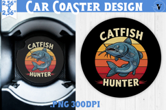 Car Coaster | Fishing | Fishing lover gift Product Image 1
