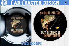 Car Coaster | Fishing | Fishing lover gift Product Image 1