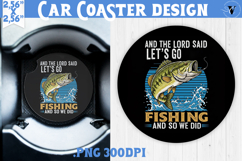 Car Coaster | Fishing | Fishing lover gift Product Image 1