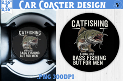 Car Coaster | Fishing | Fishing lover gift Product Image 1