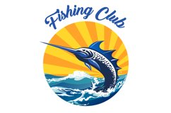 Fishing Club Colorful emblem Product Image 1