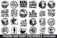 Fishing Dad Shirt SVG Bundle - Fishing Dad Shirt SVG Design Product Image 1