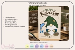 Father’s Day Fishing Gnome SVG Bundle, Dad Fishing svg, Product Image 5