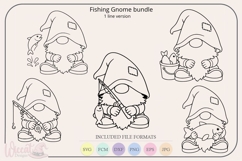 Father’s Day Fishing Gnome SVG Bundle, Dad Fishing svg, Product Image 4