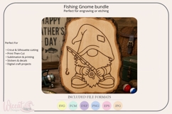 Father’s Day Fishing Gnome SVG Bundle, Dad Fishing svg, Product Image 6