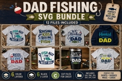 Father’s Day Fishing Quote SVG Bundle, Dad Fishing svg, Product Image 1