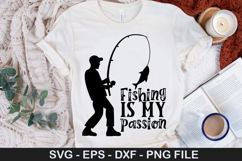 Fishing SVG Bundle - Fishing T-shirt Design Product Image 5