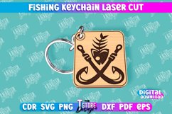 Fishing Keychain | Keychain Inscriptions | Fisherman | CNC Product Image 1