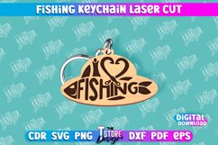 Fishing Keychain | Keychain Inscriptions | Fisherman | CNC Product Image 1