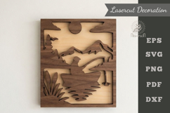 Fishing Laser Cutting Wall Decor Product Image 1