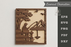Fishing Laser Cutting Wall Decor Product Image 1