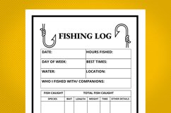 Amazon kdp fishing log interior for kindle publisher Product Image 2