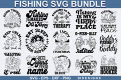Fishing Quotes SVG Bundle - Fishing SVG Design Product Image 1