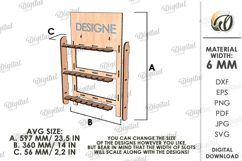 3D Fishing lure rack Laser Cut. Fisherman gift SVG Product Image 2