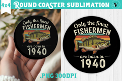 Round Coaster | Fishing | Fishing lover gift Product Image 1