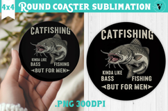 Round Coaster | Fishing | Fishing lover gift Product Image 1
