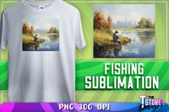 Fishing Sublimation Bundle|Fishing PNG design|River Design Product Image 15